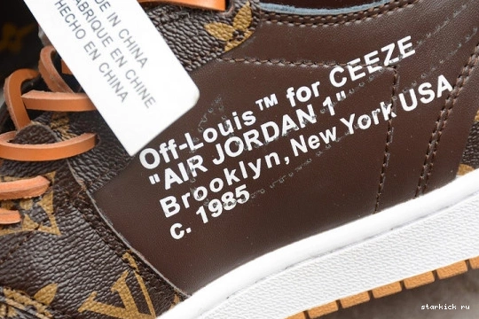 1 O-W AQ0818-158 CASE) AQ0818-158 -LouiV AIR (WITH JORDAN 0228